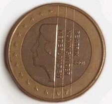 Moneta euro 2001 olanda - euro,