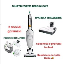 FOLLETTO VK 220S + BATTITAPPETO EB 420S+ PICCHIO CON SPAZZOLE MATERASSO CUNEO 
