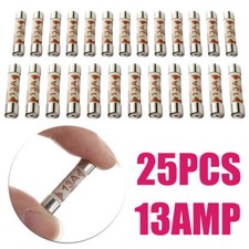 25Pcs 13A Fusibili Domestici Spina Top Rete Domestica 13amp Spina Cartuccia Fusibile