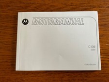 Motorola C139 Motomanual