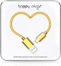 Happy Plugs Deluxe cavo Micro USB a USB Cavo di ricarica, cavo dati Sync compati