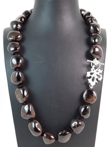 Collana granato chiusura - granato, e