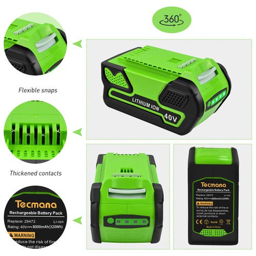 40v 0ah batteria - 40v, per