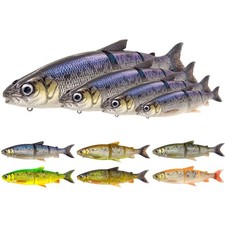 Savage Gear 3D Line Thru Whitefish 17 cm 22 cm 27 cm esca da nuoto morbida in linea wobbler