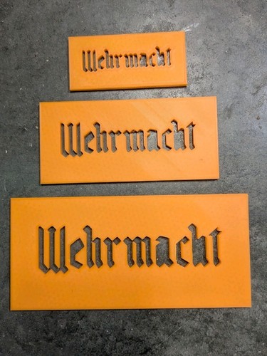 Wehrmacht stencil set - set,
