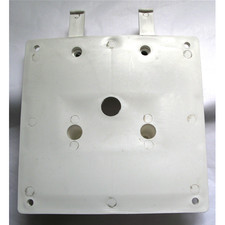 Portatarga rialzato bianco per