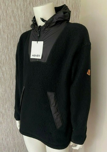 Kenzo giacca hoodie fleece - giacca,