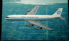 47810 AK Aereo Pan American Boeing 707 Jet Clipper Compagnia Aerea Esperta