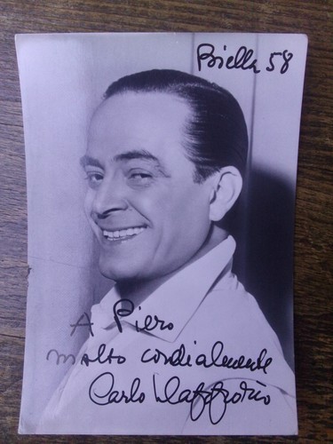 Autografi carlo dapporto - autografi,