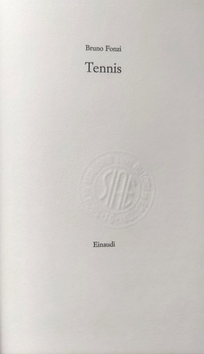 Libro tennis bruno fonzi - tennis,