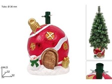 Base Albero Natalizia “Casetta di Natale” – Stabile, Sicura e Super Decorativa!
