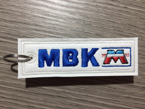 Portachiavi ricamato mbk k - mbk, b