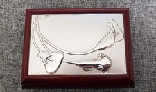 Cofanetto legno e argento 925