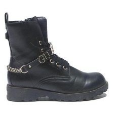 GUESS Donna Anfibi Nero Pelle
