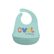 Bavaglino in silicone Mickey Mouse