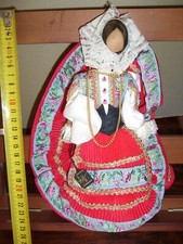 BAMBOLA SARDA VINTAGE "SPOSA" TAPPIN/VITTORIA VALMAGGIA COSTA SMERALDA-cm.20