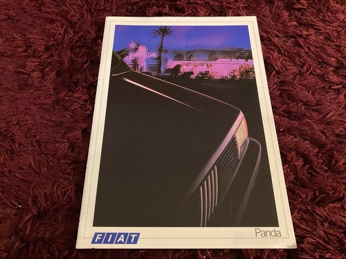 Brochure fiat panda 1986 - brochure,