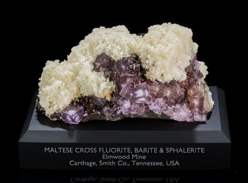 Fluorite croce maltese con - fluorite,