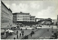 CAGLIARI - Piazza Garibaldi - vera foto anni '50 - NV.  -aav1387