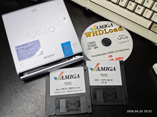 Amiga 600 1200 pcmcia drive - amiga, 600/1200