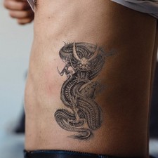 4 fogli tatuaggi finti adesivi