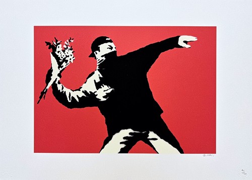Banksy lanciafiori - banksy,