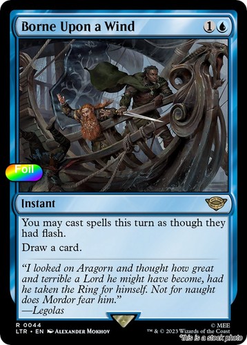 Mtg foil borne upon - foil,