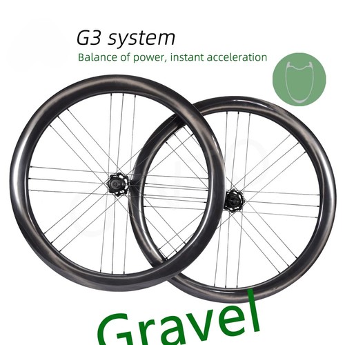 Set ruote bici ghiaia - 24, fori
