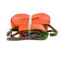 Cinghia Fascia Ancoraggio Cricchetto con Gancio 6 Metri 35mm 2000kg CERTIFICATO