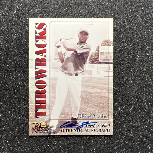 2001 royal rookies cesar - cesar, saba