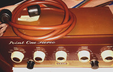 PREAMPLIFIER VINTAGE DELLA LEAK POINT ONE STEREO DEL 1958 OTTIMO CON CAVO OCTAL