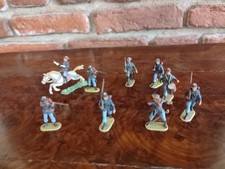 DG SOLDATINI 4 cm LOTTO ELASTOLIN NORDISTI SUDISTI GUERRA CIVILE  LEGGI  VINTAGE