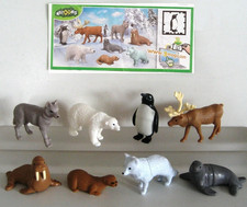 SORPRESINE KINDER FERRERO SERIE ANIMALI POLAR NATOONS ENTRA & SCEGLI FIGURE RAR