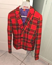 Blazer Tartan Donna 42 Nuova