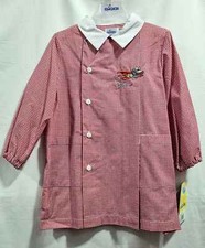 Grembiule Asilo Siggi Bambino 6 anni 116 cm tg.65 Rosso Quadretti 33GR2404 Super