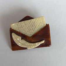 Spilla Lea pietra lettera