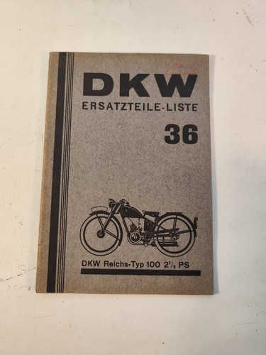 Dkw lista ricambi 36 - ricambi, n.