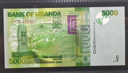 Banconote mondiali uganda - uganda, 5000