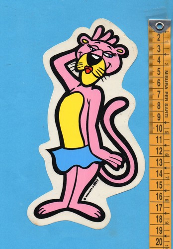 Adesivo sticker pantera rosa - adesivo/sticker-,