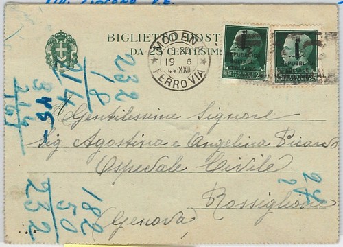 Italia rsi storia postale - -,