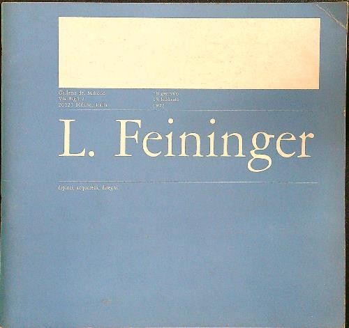 Feininger dipinti - l.,