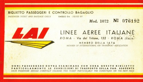 Lai linee aeree italiane - lai,