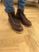 Red Wing Moc Toe EU 40,5, marrone scuro, pelle