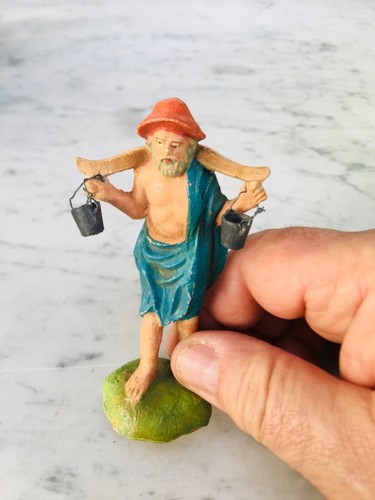 Vecchia statuina presepe - statuina,