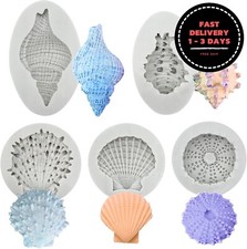 5 moldes de silicona con forma