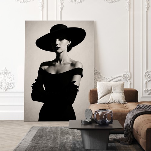 Arte femminile con - , cappello