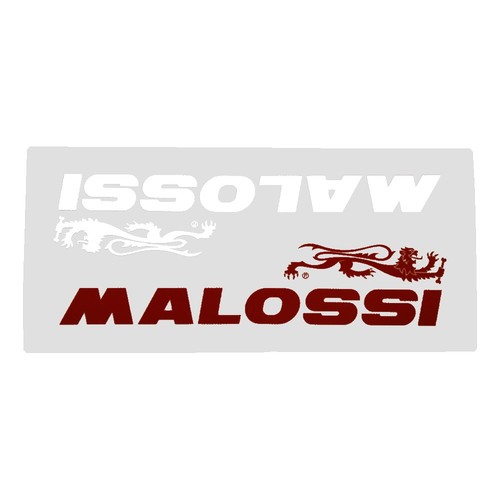 Set adesivi scritta malossi - adesivi,