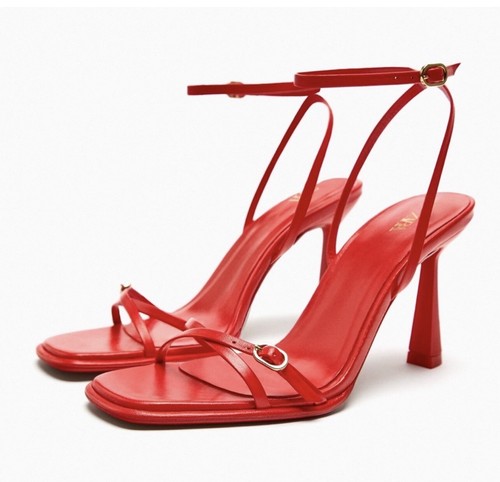 Zara sandali pelle con - in,