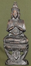 Statua Buddha vintage in legno