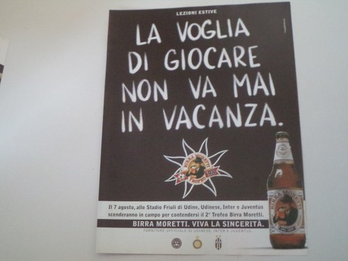 Advertising pubblicità 1998 - advertising,
